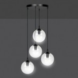 Lampa wisząca Cosmo IV - Szklane kule, E14, Emibig