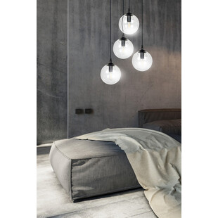 Lampa wisząca Cosmo IV - Szklane kule, E14, Emibig