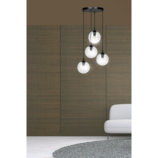 Lampa wisząca Cosmo IV - Szklane kule, E14, Emibig