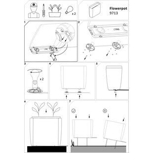 Lampa Flowerpot L Nowodvorski - Oświetlenie Ogrodowe