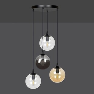 Lampa Cosmo IV - Szklane Kule, Kolor, Emibig | Kup Teraz