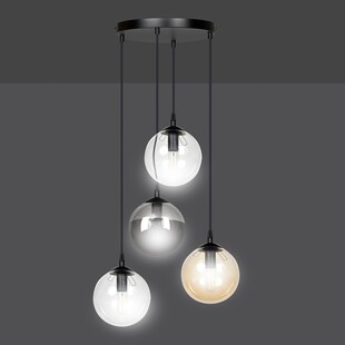 Lampa Cosmo IV - Szklane Kule, Kolor, Emibig | Kup Teraz