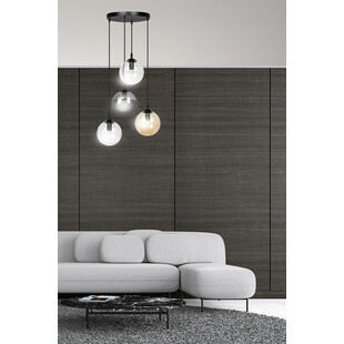 Lampa Cosmo IV - Szklane Kule, Kolor, Emibig | Kup Teraz