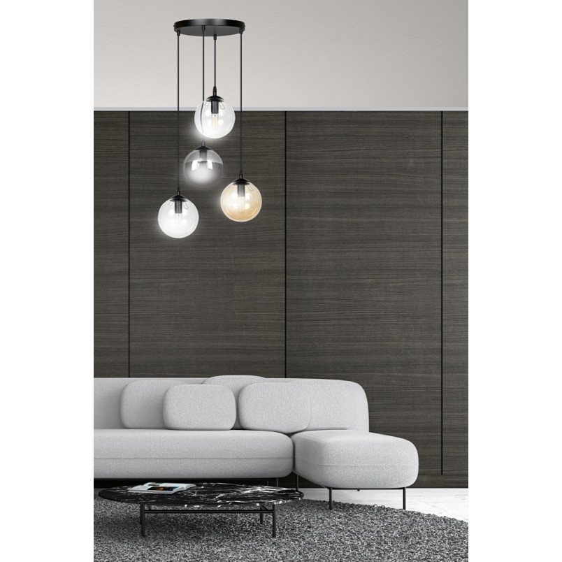 Lampa Cosmo IV - Szklane Kule, Kolor, Emibig | Kup Teraz