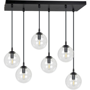 Lampa wisząca Cosmo VI Emibig - Szklane kule, 6 punktów