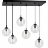 Lampa wisząca Cosmo VI Emibig - Szklane kule, 6 punktów
