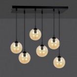 Lampa Wisząca Cosmo VI | Szkło, 6 Punktów | Emibig