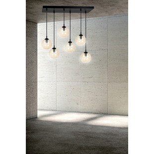 Lampa Wisząca Cosmo VI | Szkło, 6 Punktów | Emibig