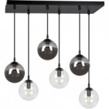 Lampa Wisząca Cosmo VI Emibig | Szklane Kule, Grafit