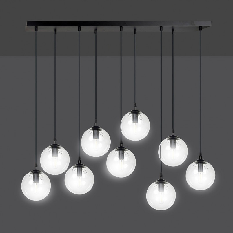 Lampa Wisząca Cosmo IX - Szklane Kule | Emibig