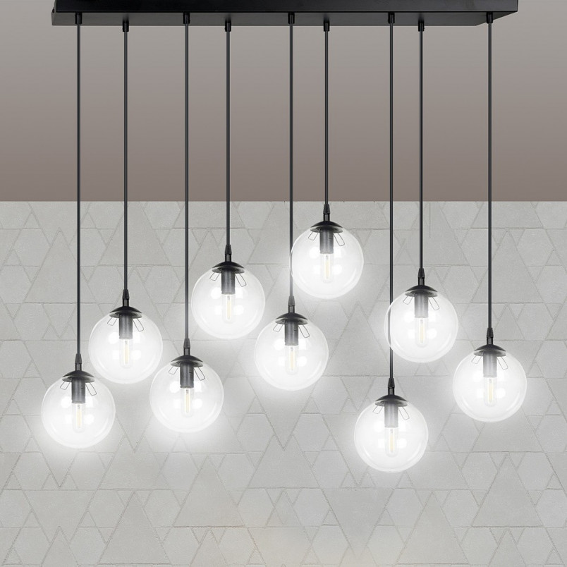 Lampa Wisząca Cosmo IX - Szklane Kule | Emibig