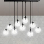 Lampa Wisząca Cosmo IX - Szklane Kule | Emibig
