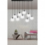 Lampa Wisząca Cosmo IX - Szklane Kule | Emibig