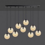 Lampa Cosmo IX - Szklane Kule, Bursztyn, Emibig | Sklep Lamp