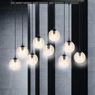Lampa Cosmo IX - Szklane Kule, Bursztyn, Emibig | Sklep Lamp