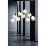 Lampa Cosmo IX - Szklane Kule, Bursztyn, Emibig | Sklep Lamp