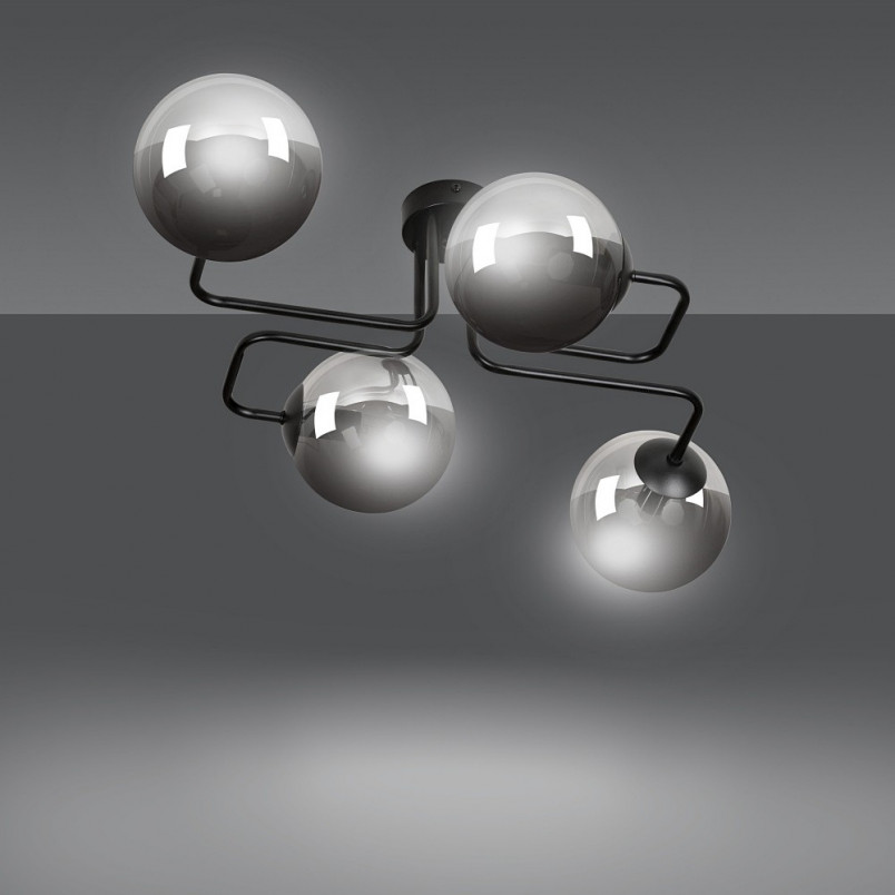 Lampa sufitowa Brendi IV - szklane kule, Emibig | Oświetlenie
