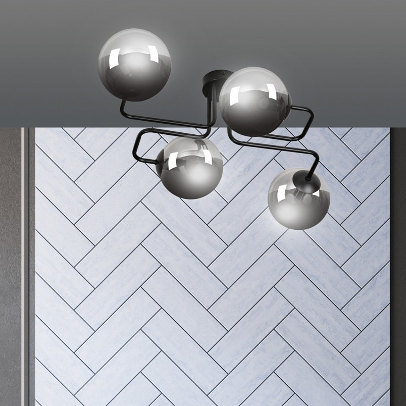 Lampa sufitowa Brendi IV - szklane kule, Emibig | Oświetlenie