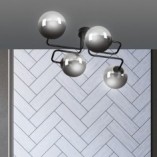 Lampa sufitowa Brendi IV - szklane kule, Emibig | Oświetlenie