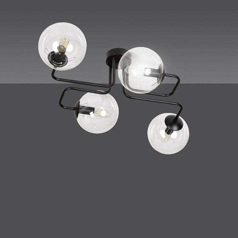 Lampa Sufitowa Brendi IV - Szkło, Modern | Emibig