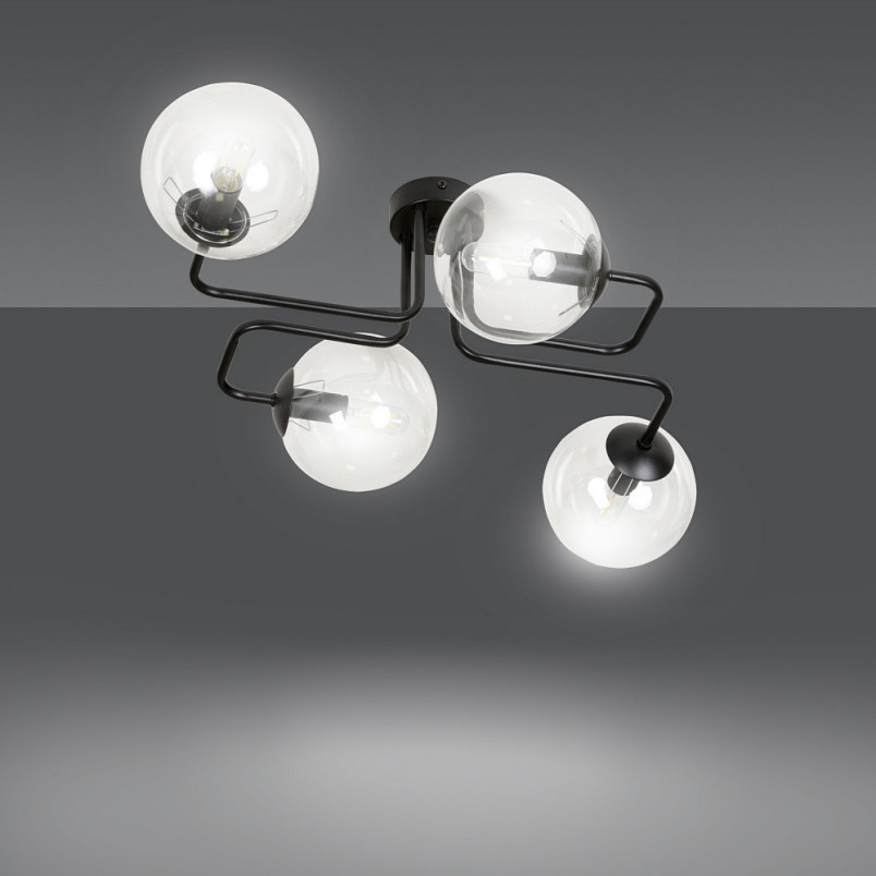 Lampa Sufitowa Brendi IV - Szkło, Modern | Emibig