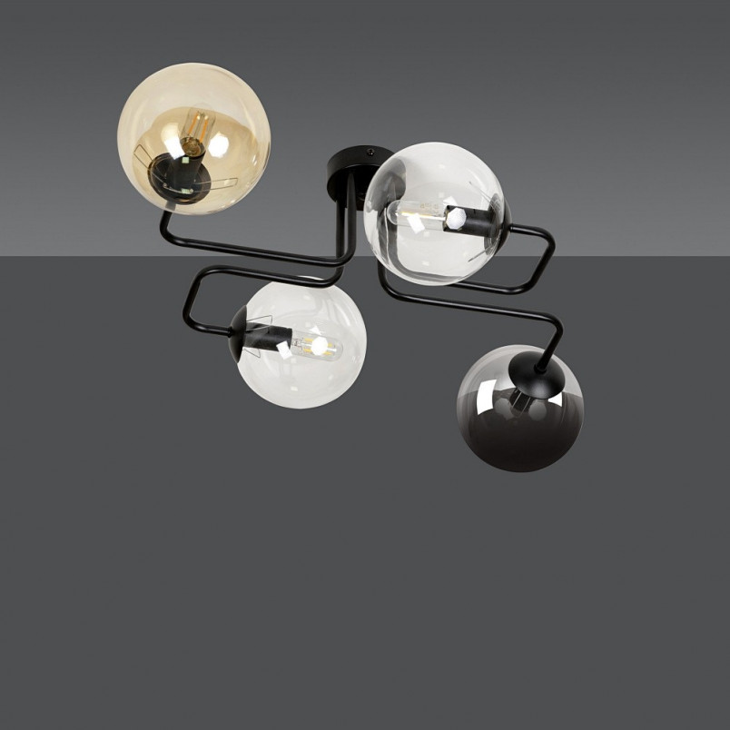 Lampa sufitowa Brendi IV - kolorowe szkło | Emibig