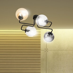 Lampa sufitowa Brendi IV - kolorowe szkło | Emibig