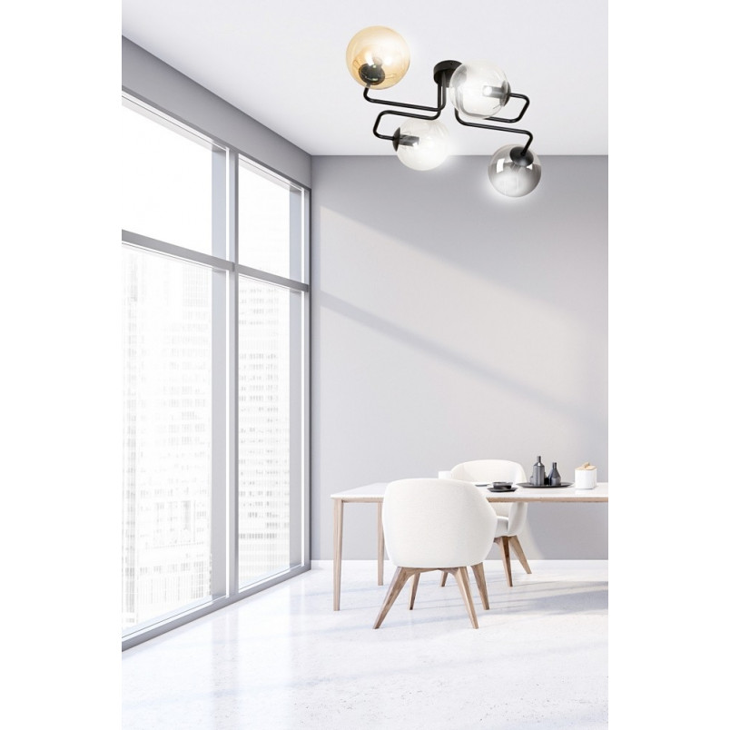 Lampa sufitowa Brendi IV - kolorowe szkło | Emibig