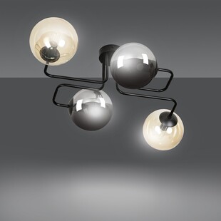 Lampa sufitowa Brendi IV - Szklane kule, 55cm | Emibig