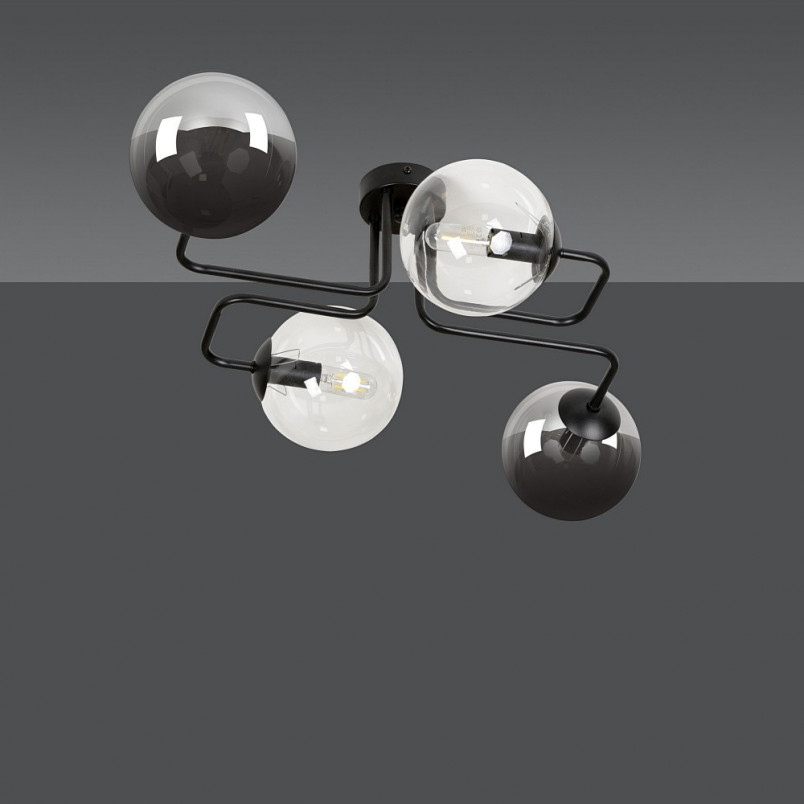 Lampa Sufitowa Brendi IV - Szkło, Kule, 55cm | Emibig