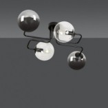 Lampa Sufitowa Brendi IV - Szkło, Kule, 55cm | Emibig