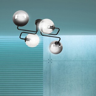 Lampa Sufitowa Brendi IV - Szkło, Kule, 55cm | Emibig