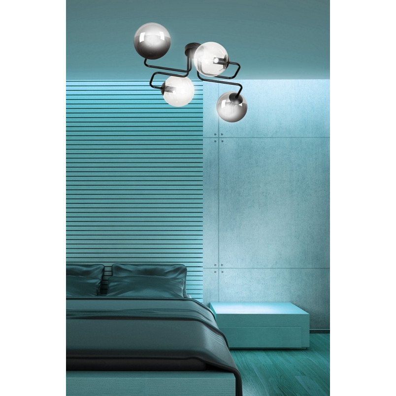 Lampa Sufitowa Brendi IV - Szkło, Kule, 55cm | Emibig