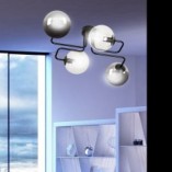Lampa Sufitowa Brendi IV - Szkło, Kule, 55cm | Emibig