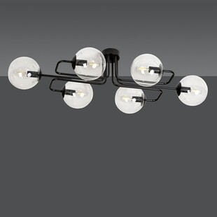 Lampa Sufitowa Brendi 6A - Szkło, E14, Modern | Emibig