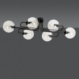Lampa Sufitowa Brendi 6A - Szkło, E14, Modern | Emibig