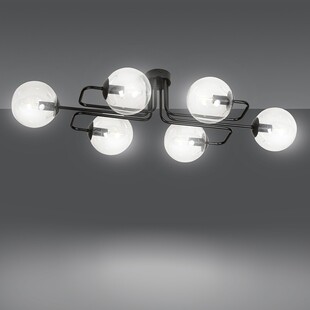 Lampa Sufitowa Brendi 6A - Szkło, E14, Modern | Emibig