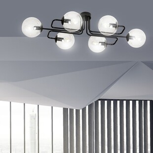 Lampa Sufitowa Brendi 6A - Szkło, E14, Modern | Emibig