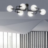 Lampa Sufitowa Brendi 6A - Szkło, E14, Modern | Emibig