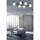 Lampa Sufitowa Brendi 6A - Szkło, E14, Modern | Emibig