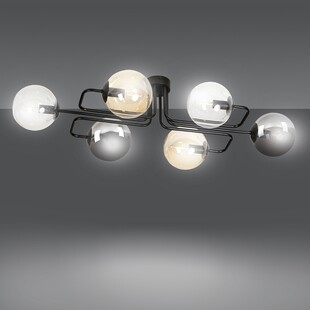 Lampa sufitowa Brendi - kolorowe szklane kule | Emibig