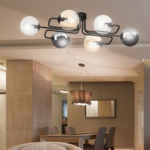 Lampa sufitowa Brendi - kolorowe szklane kule | Emibig