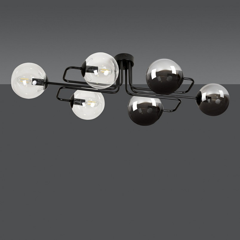 Lampa Sufitowa Brendi 6A - Szklane Kule | Emibig