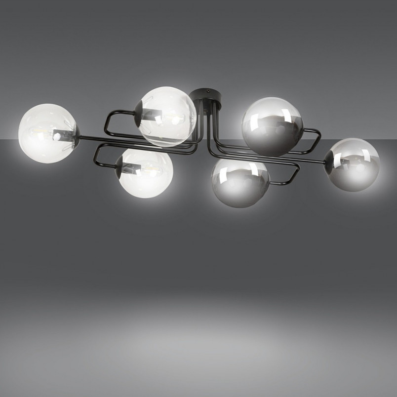 Lampa Sufitowa Brendi 6A - Szklane Kule | Emibig