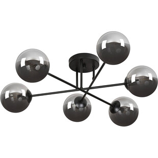 Lampa sufitowa szklane kule Brendi VIB czarno-grafitowa marki Emibig