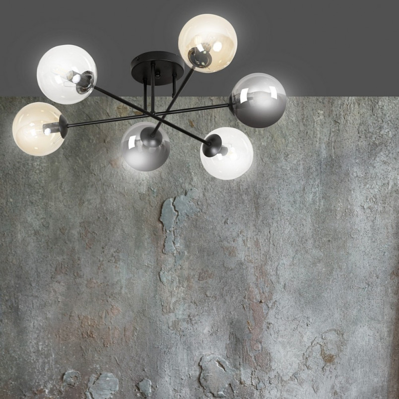 Lampa Sufitowa Brendi 6B Emibig - Szklane Kule | Sklep z Lampami
