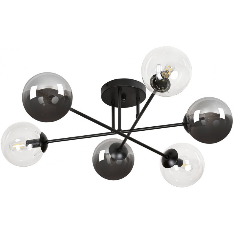Lampa sufitowa Brendi 6B - Szklane kule, 75cm | Emibig