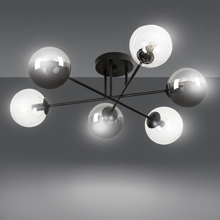 Lampa sufitowa Brendi 6B - Szklane kule, 75cm | Emibig