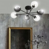 Lampa sufitowa Brendi 6B - Szklane kule, 75cm | Emibig