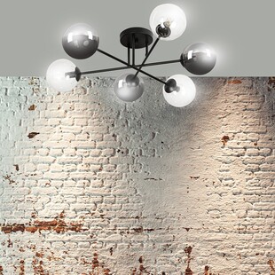 Lampa sufitowa Brendi 6B - Szklane kule, 75cm | Emibig